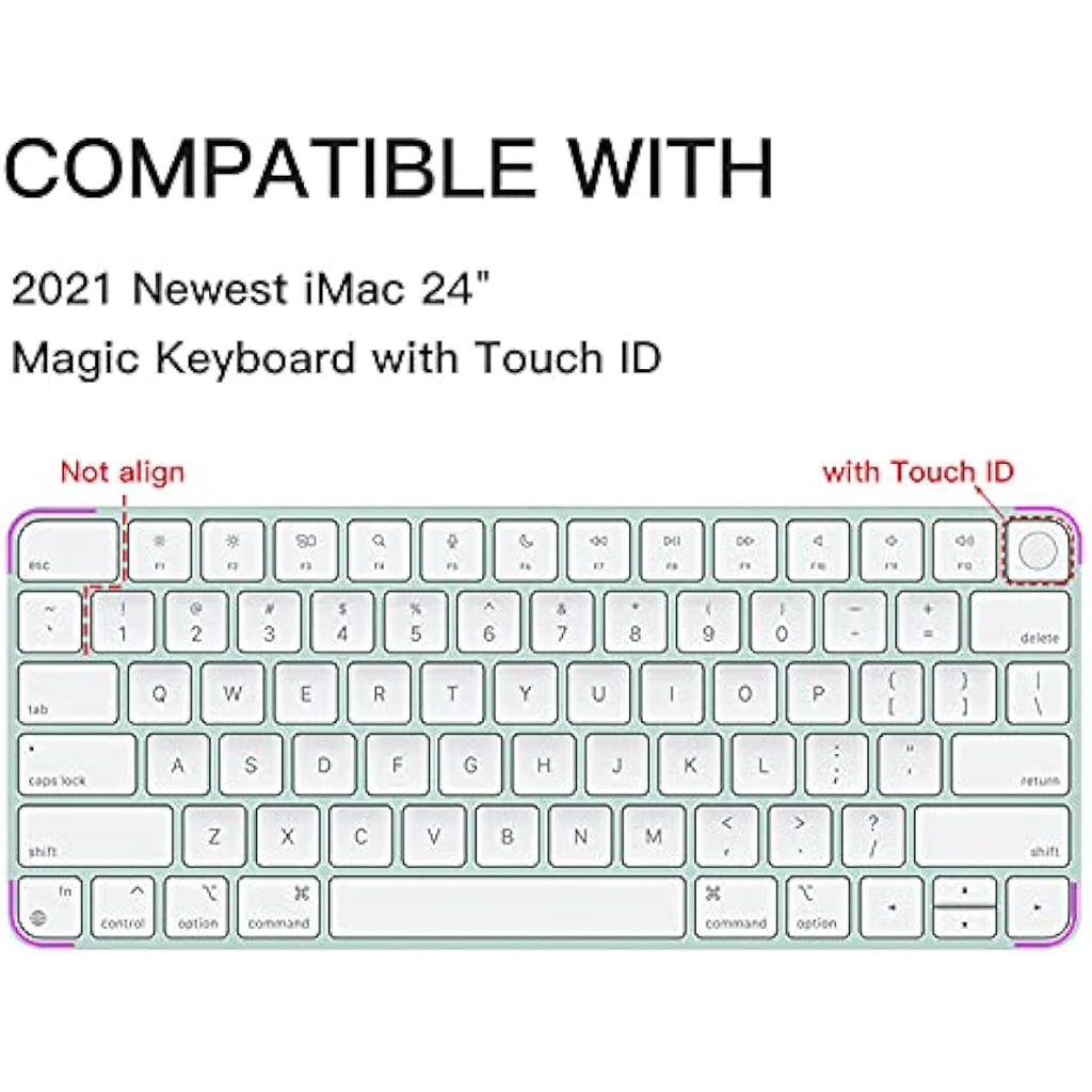 TPU Keyboard Cover for Apple iMac 24 Inch Magic Keyboard