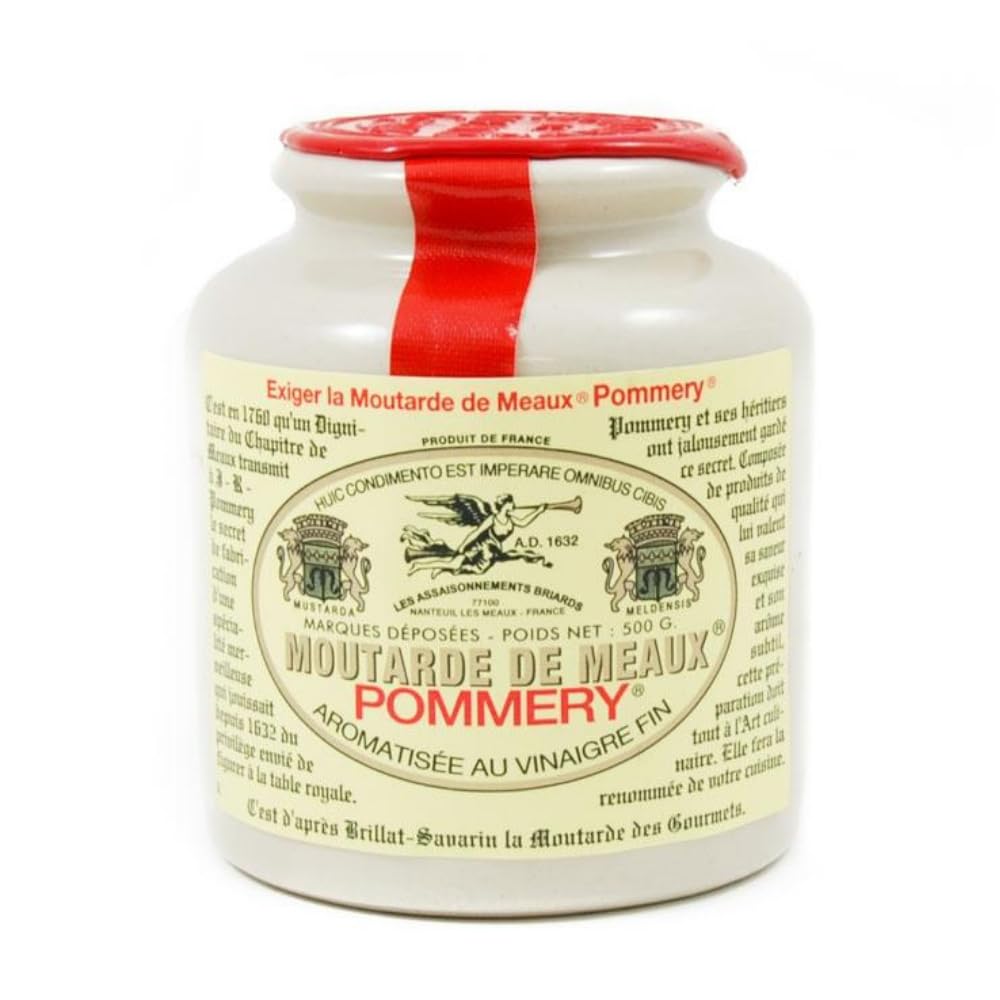Pommery Meaux French Wholegrain Mustard – Authentic Gourmet, 500g