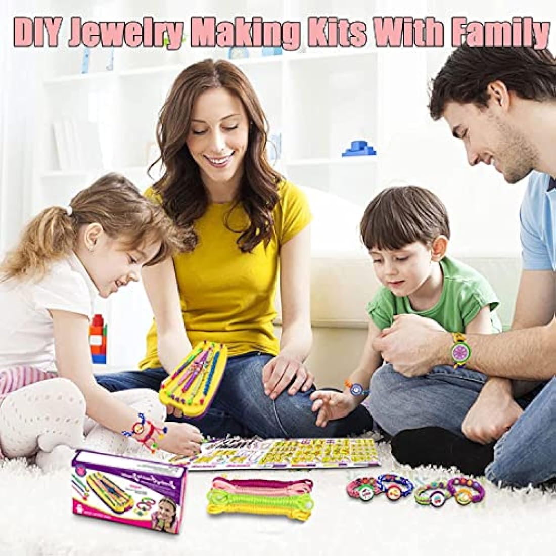 KEEHOM Friendship Bracelet Making Kit – DIY Jewelry Craft Set for Girls