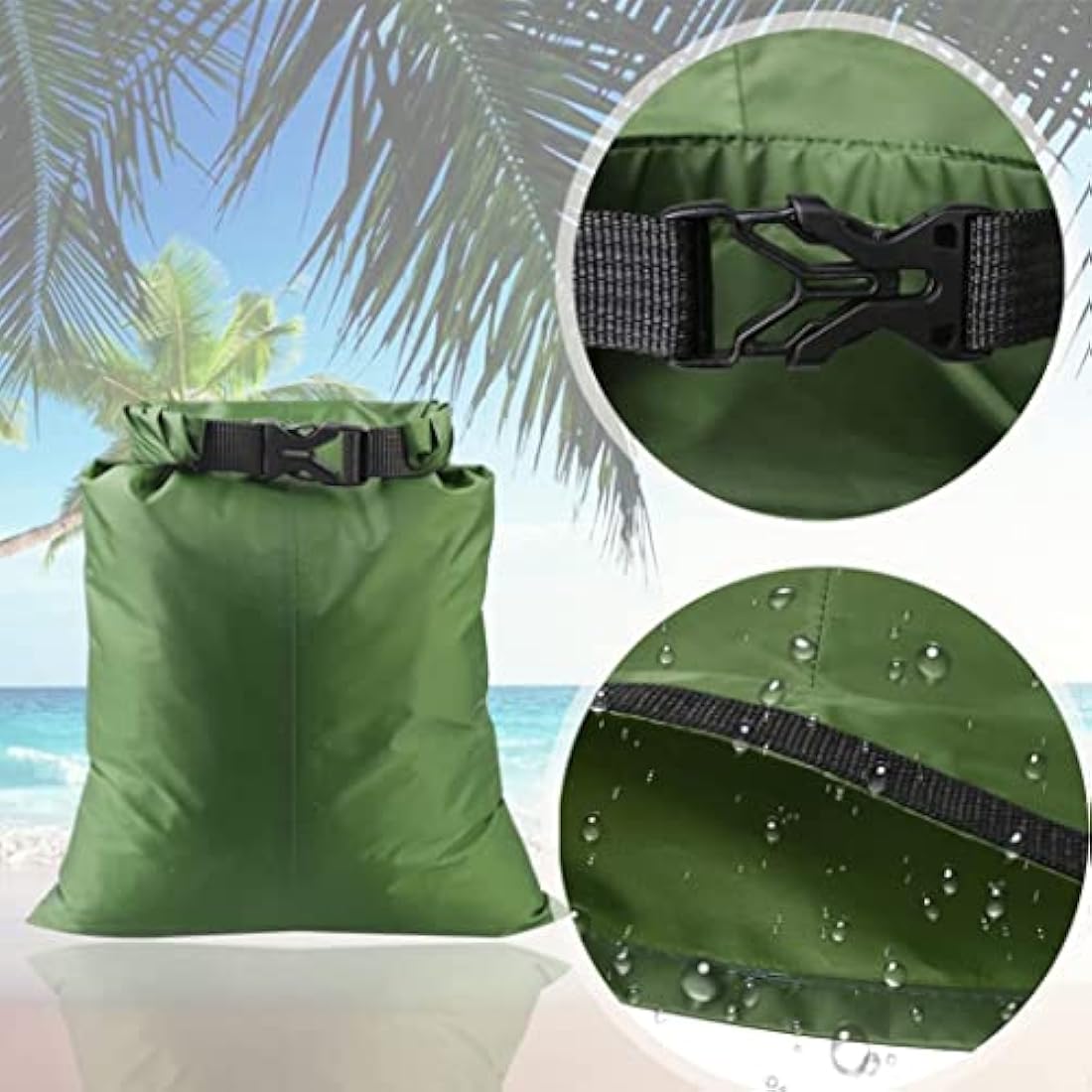 kuou 5-Piece Waterproof Dry Bag Set – Lightweight Polyester Sacks