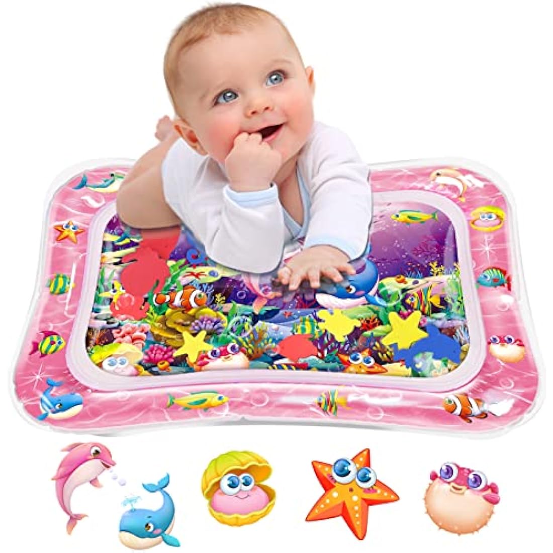 Infinno Tummy Time Baby Water Mat – Multicoloured Sensory Play Mat