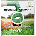 Mowhouse Robotic Lawnmower Boundary Wire – 500m Green Perimeter Cable