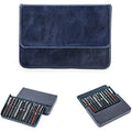 Hiram Vegetable Tanned Leather 12 Pen Case | Fountain Pen Storage Box