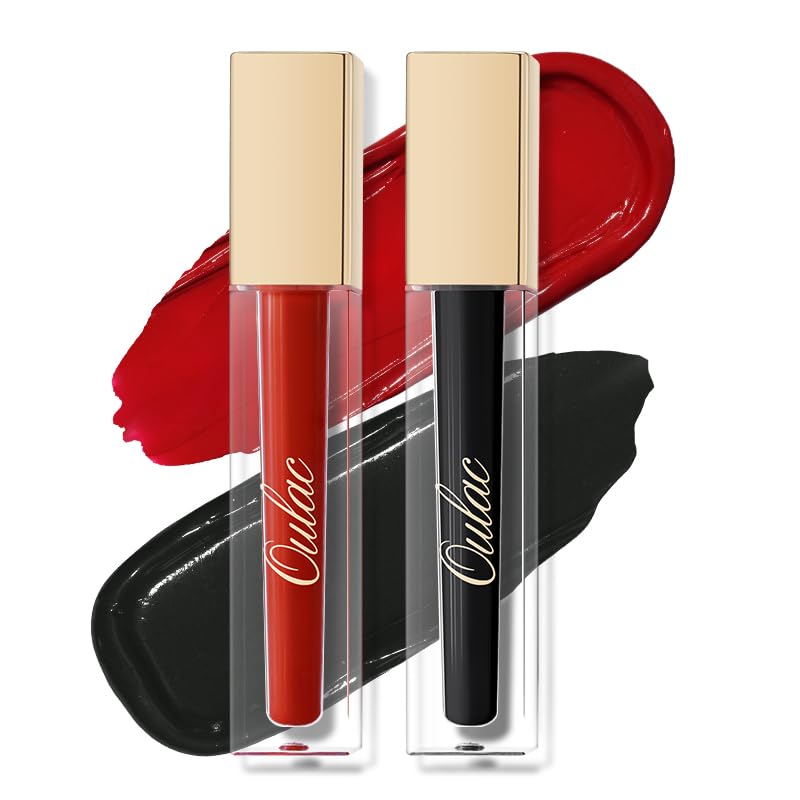 Oulac Matte Liquid Lipstick – Long Lasting Red Lip Gloss with Vitamin E