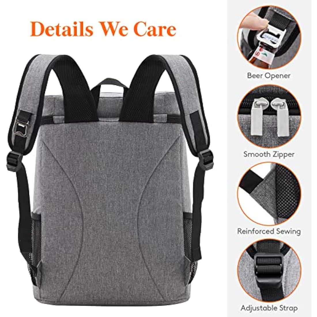 Lifewit Insulated Cooler Backpack | 30-Can Leakproof Waterproof Bag