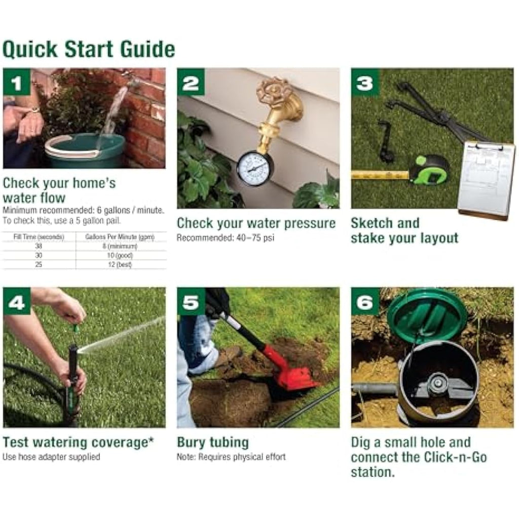 Rain Bird 32HE In-Ground Pop-up Sprinkler Kit with Hose Connection