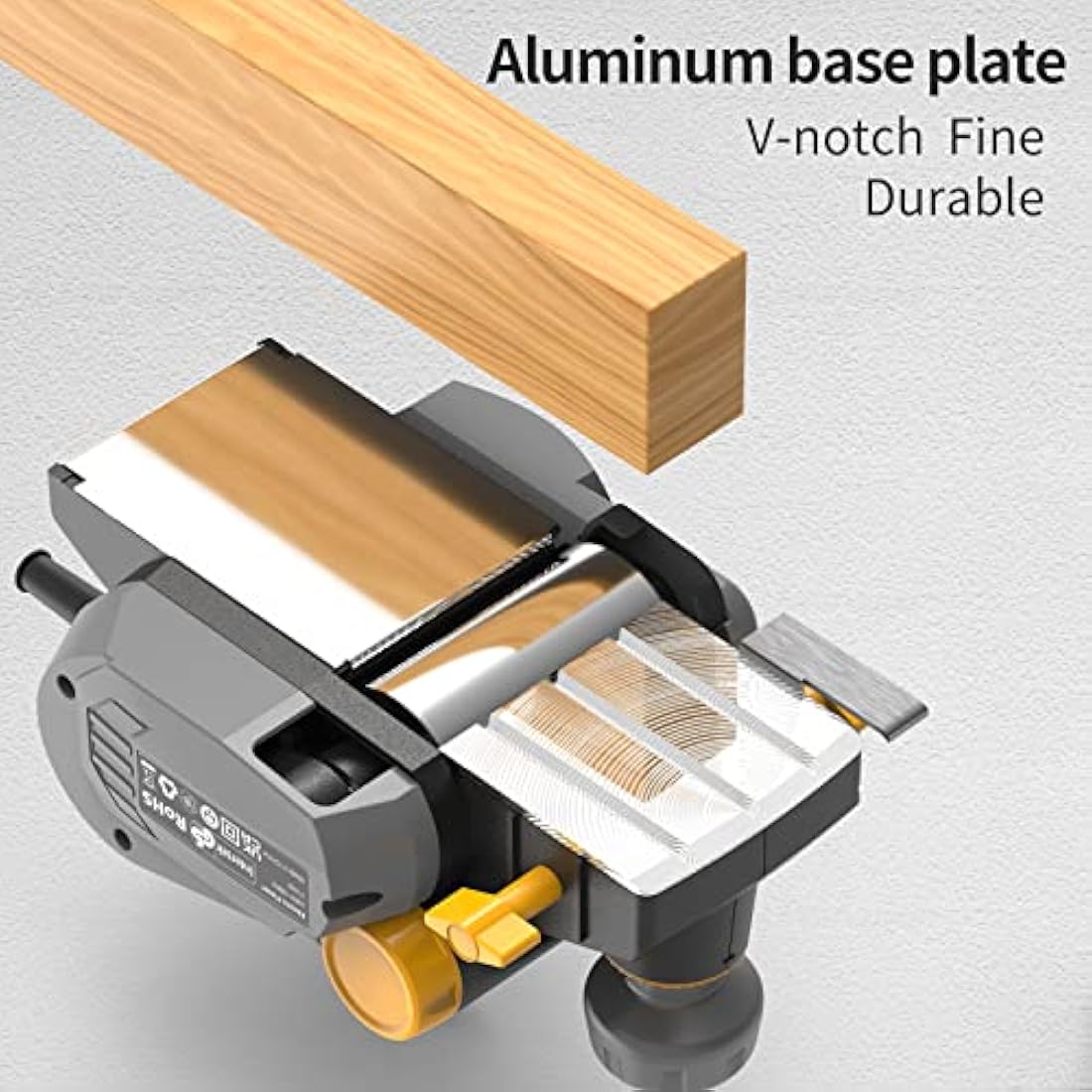 Jellas Electric Hand Planer - 710W Woodworking Tool with 2 HSS Blades