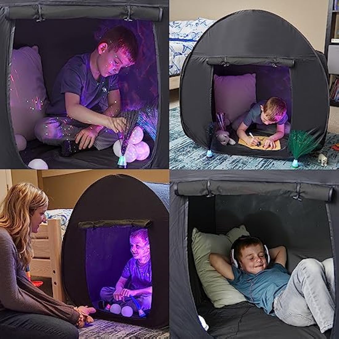 Jolof Store Sensory Blackout Tent – Calm Down Corner for Autism & SPD