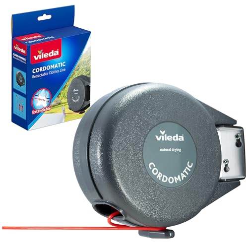 Vileda Cordomatic Retractable Washing Line – 15m Outdoor Clothes Line