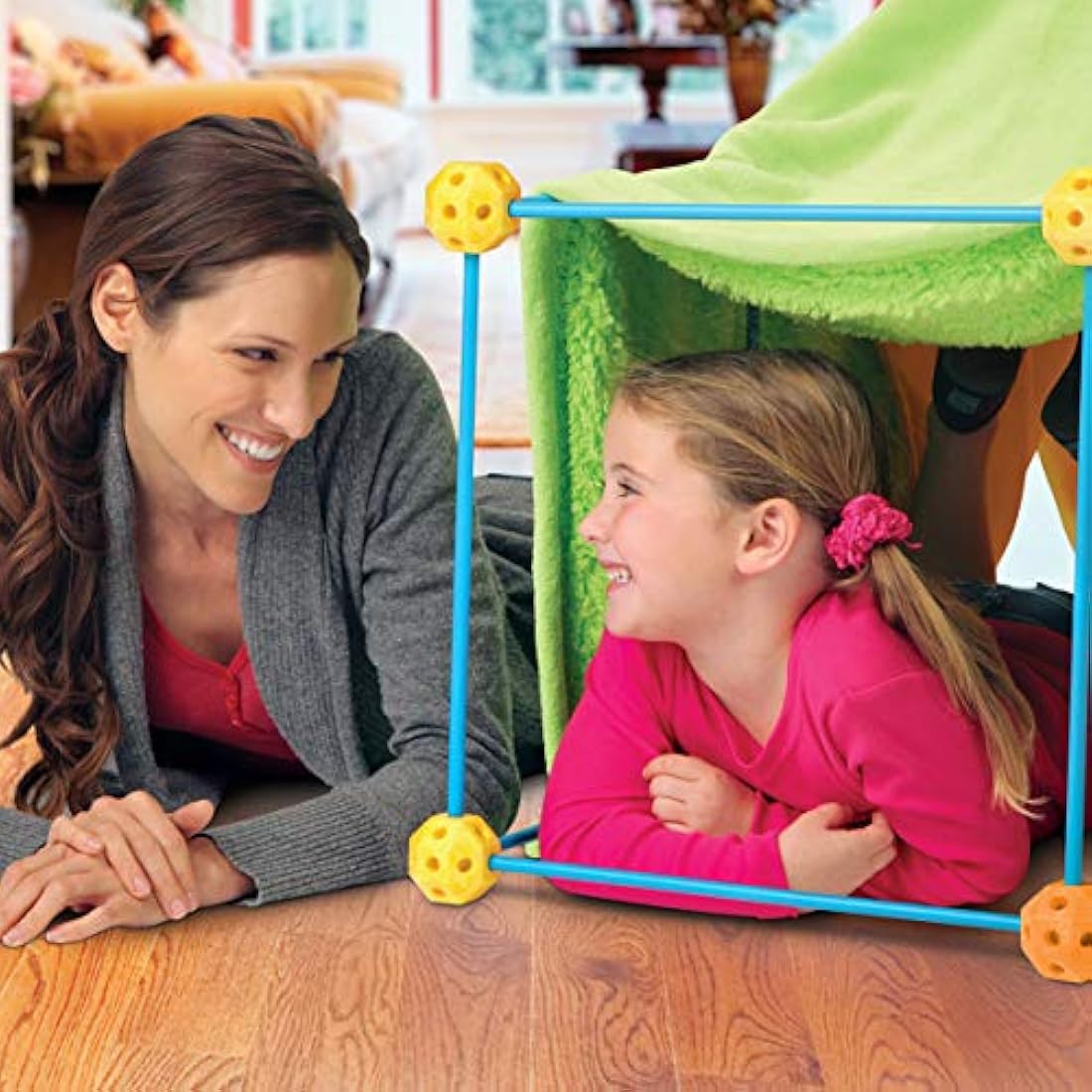 Fort Building Kit for Kids – 70 Piece STEM Construction Toy
