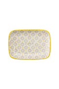 Yellow Ceramic Soap Dish – Handmade Stoneware with Drainage