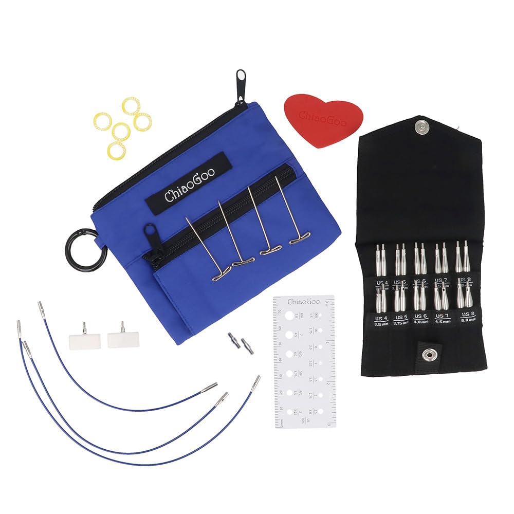 ChiaoGoo Twist Lace Shorties Interchangeable Knitting Needles 3.5-5mm