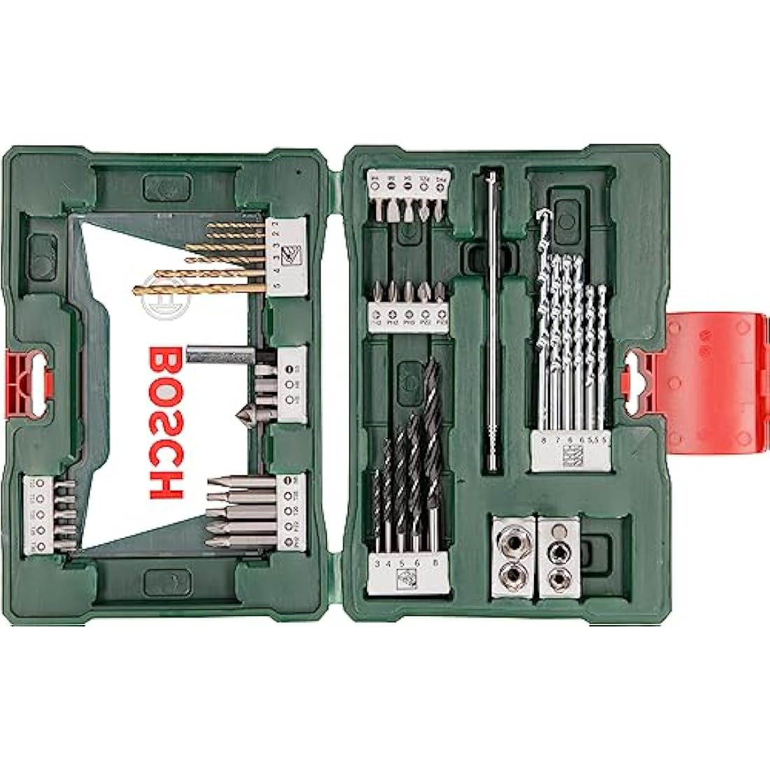 Bosch V-Line 48-Piece Titanium Drill and Screwdriver Bit Set
