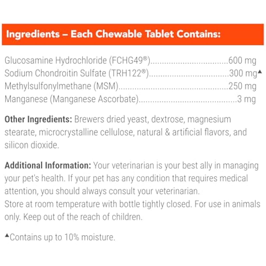 Nutramax Cosequin Joint Supplement with MSM, Glucosamine & Chondroitin