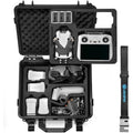 Lekufee Waterproof Hard Case for DJI Mini 4 Pro & Mini 3 – IP67 Shell