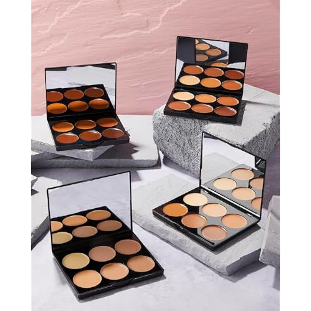 Sleek MakeUP Cream Contour Kit – 6 Blendable Shades – Extra Dark
