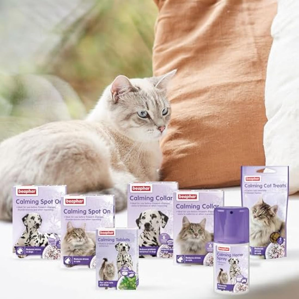 Beaphar Cat Calming Collar – Valerian Stress Relief – 6 Weeks Effect