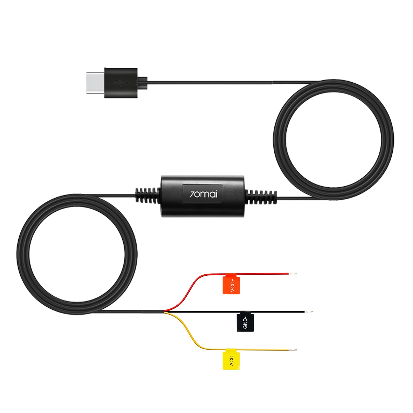 70mai UP03 Dash Cam Hardwire Kit | Type-C with 24H Parking Surveillance