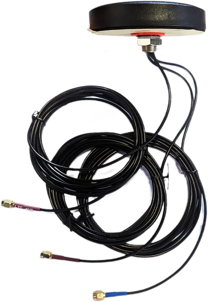 Maswell 4G LTE MIMO & GPS Outdoor Antenna | IP67 Waterproof | 9.8ft Cable
