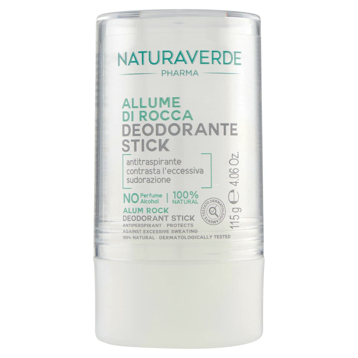 Naturaverde Allume di Rocca – Stick Deodorante Naturale 115g