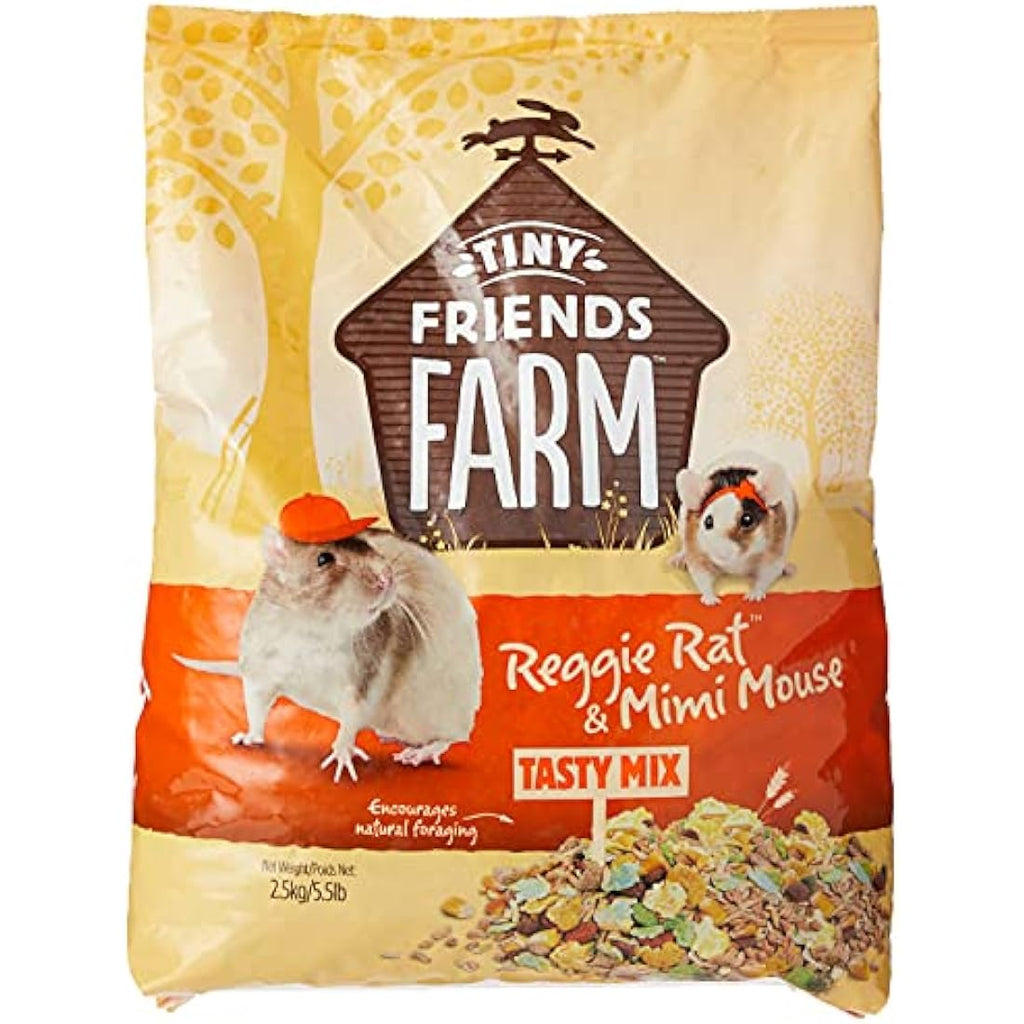 Supreme Petfoods Reggie Rat & Mimi Mouse Tasty Mix Food - 2.5kg