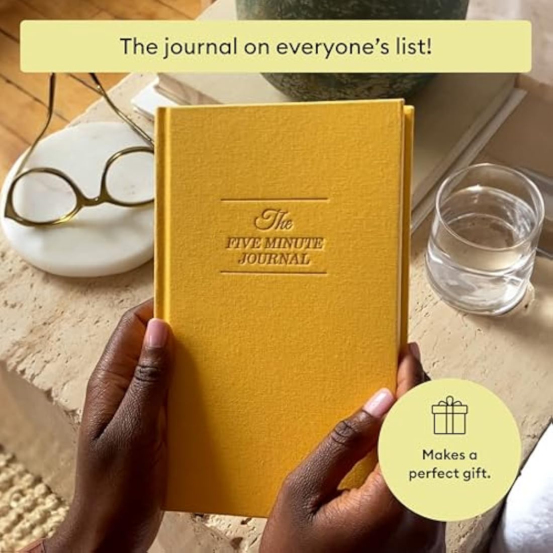 Intelligent Change: The Five Minute Gratitude Journal - Sunshine Yellow
