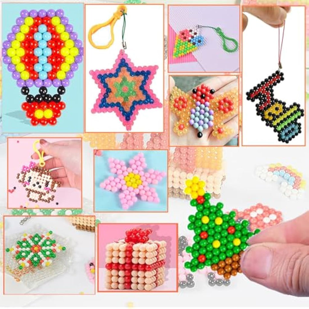 Vytung Water Fuse Beads Kit - 3600pcs 24 Colors Kids Craft Set
