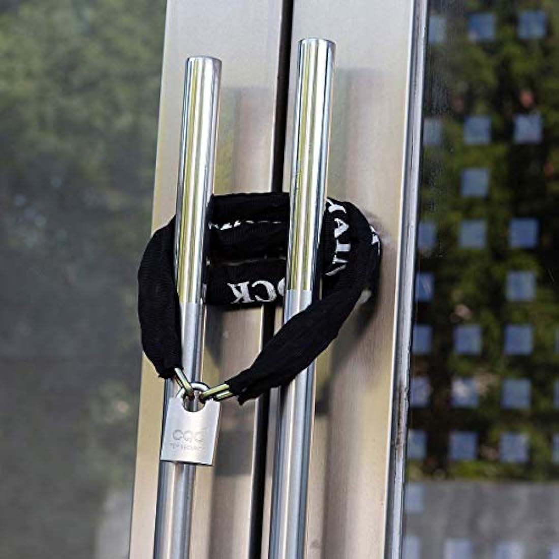 Heavy Duty Motorcycle Chain Lock – 1.1M Steel Bike Padlock