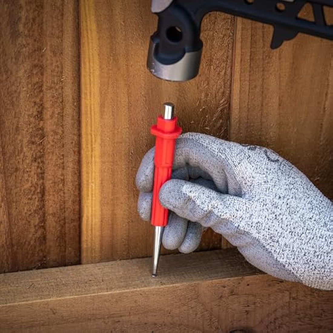 Roughneck 3-Piece Nail Punch Set | Hardened Steel with Color Coded Grips