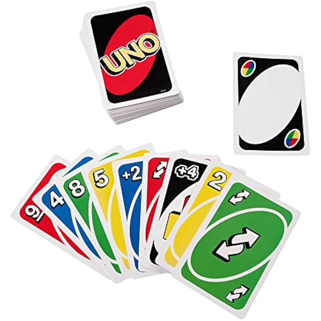 Mattel Games UNO Deluxe Card Game - Classic Family Game in Storage Tin