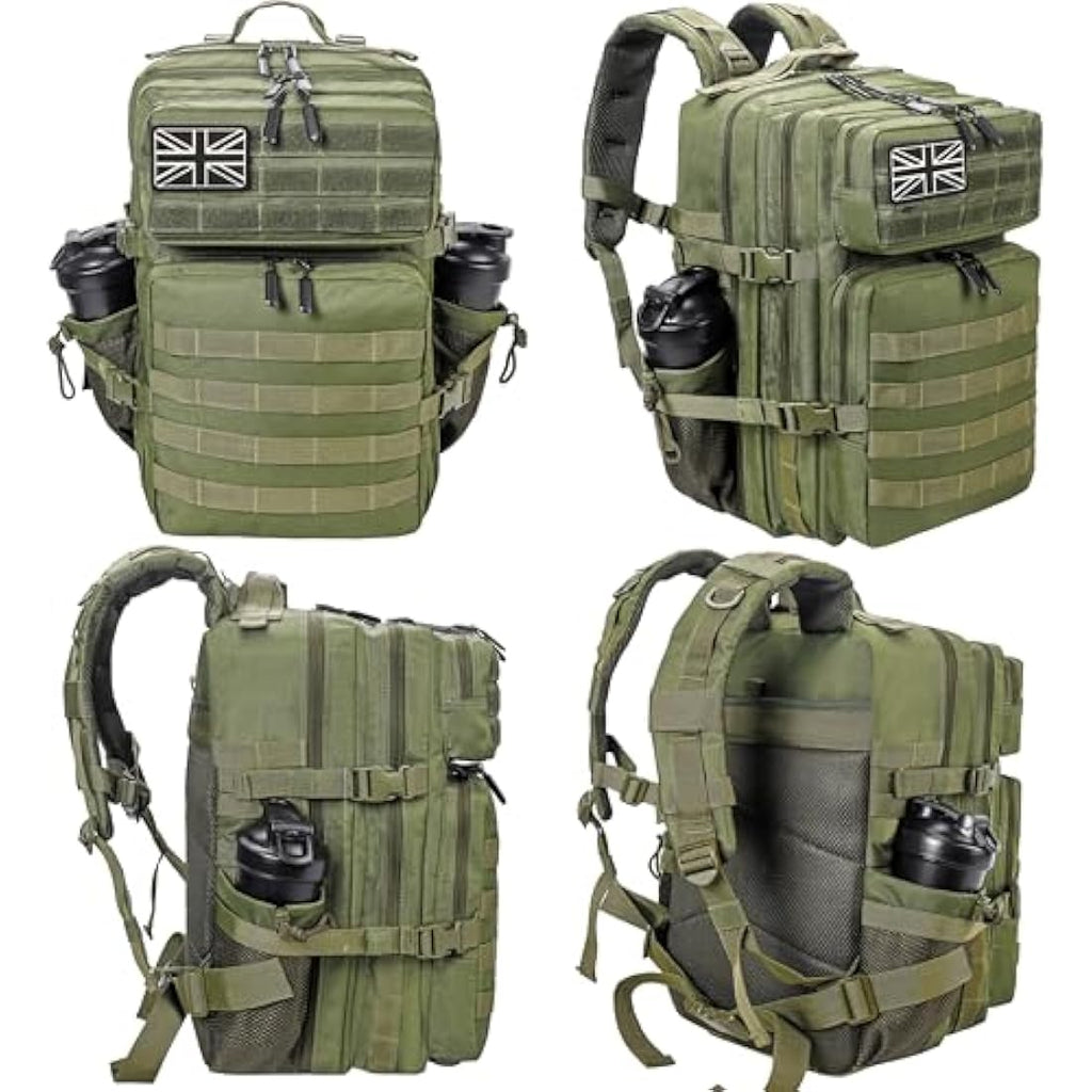 45L Military Tactical Backpack | Waterproof Molle Rucksack