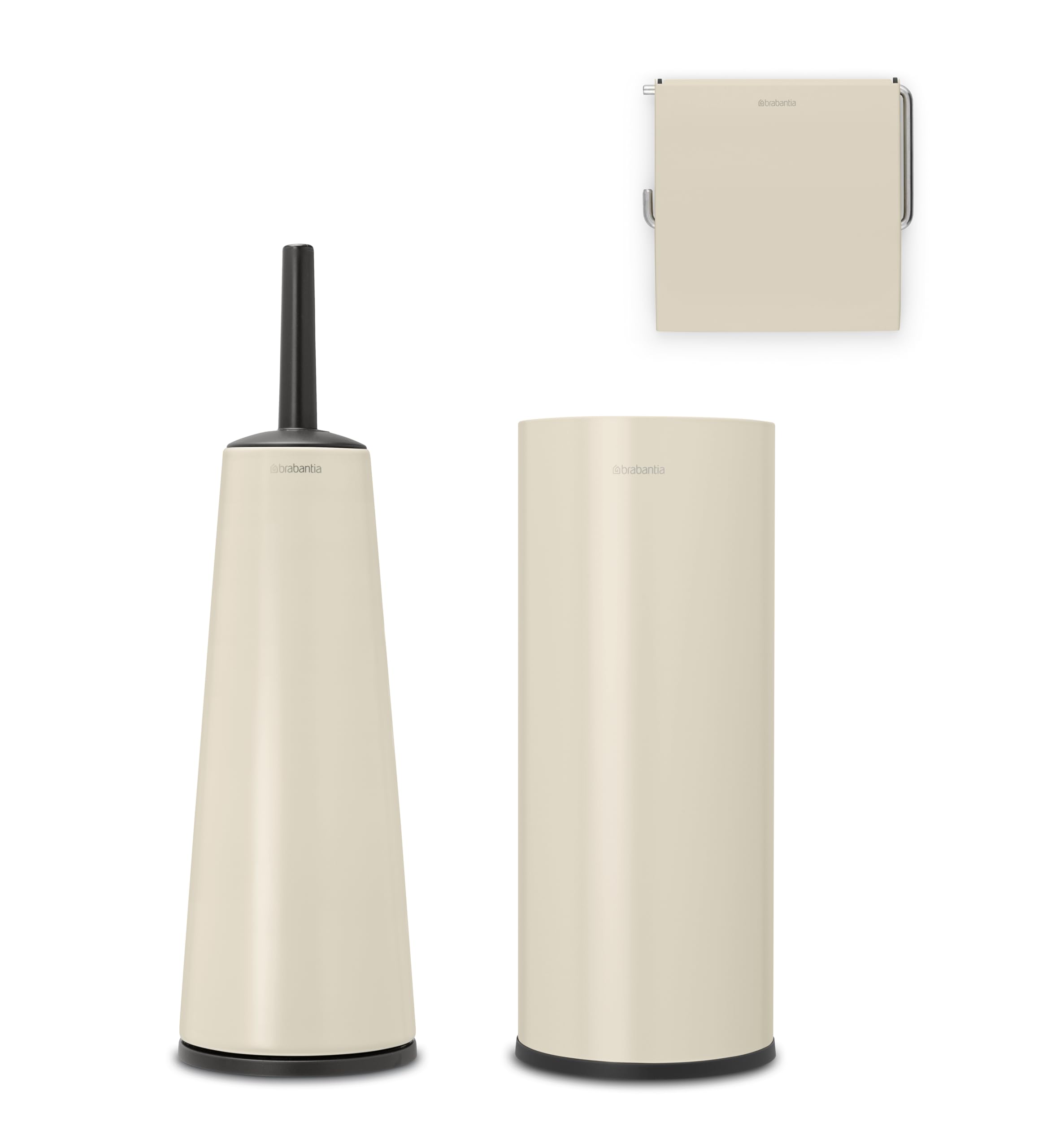 Brabantia ReNew Toilet Accessory Set – 3-Piece Corrosion Resistant Set
