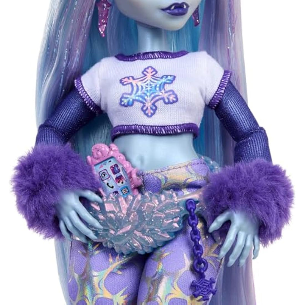 Monster High Abbey Bominable Yeti Fashion Doll with Pet Mammoth