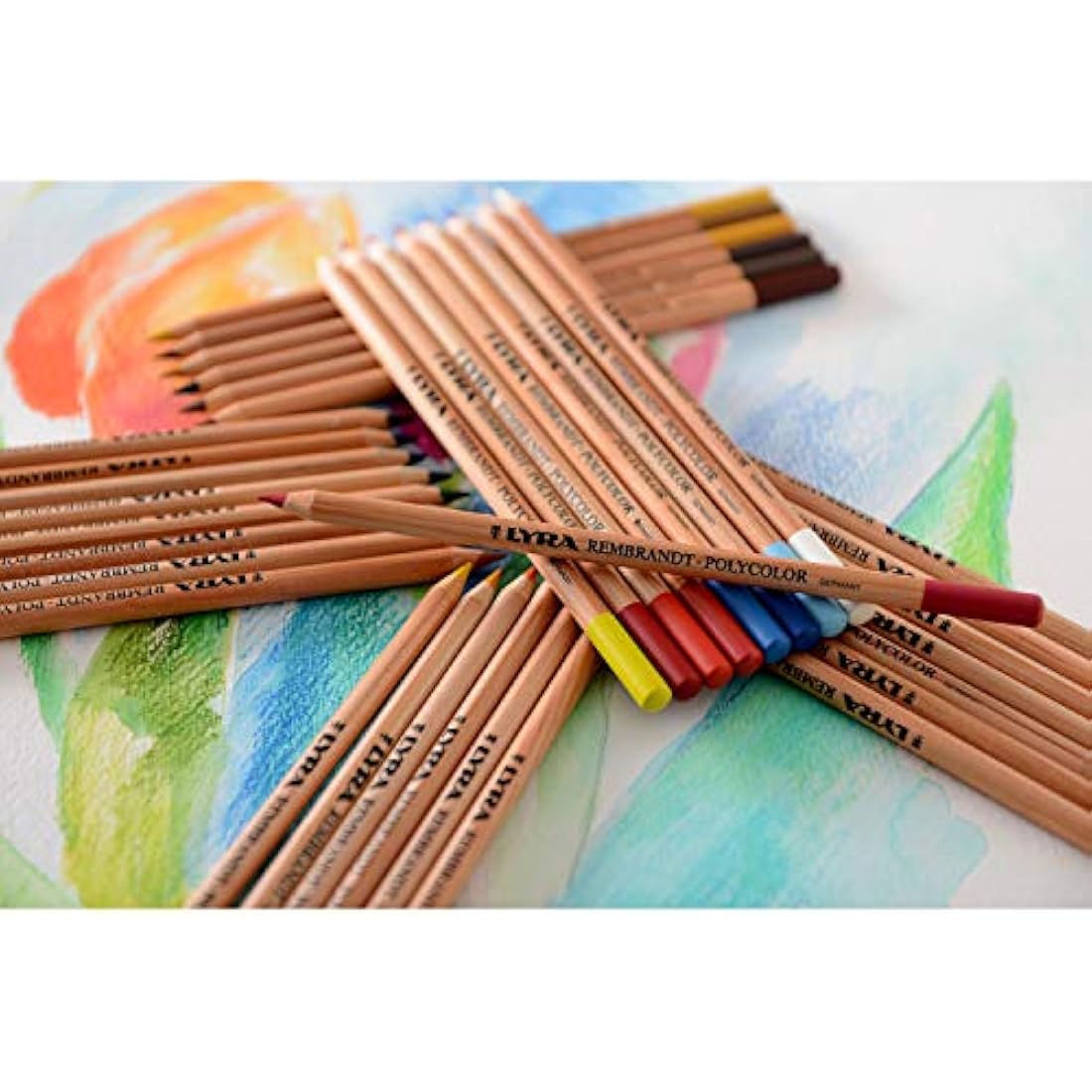LYRA Rembrandt Polycolor Art Pencils - 106 Piece Wooden Box Set