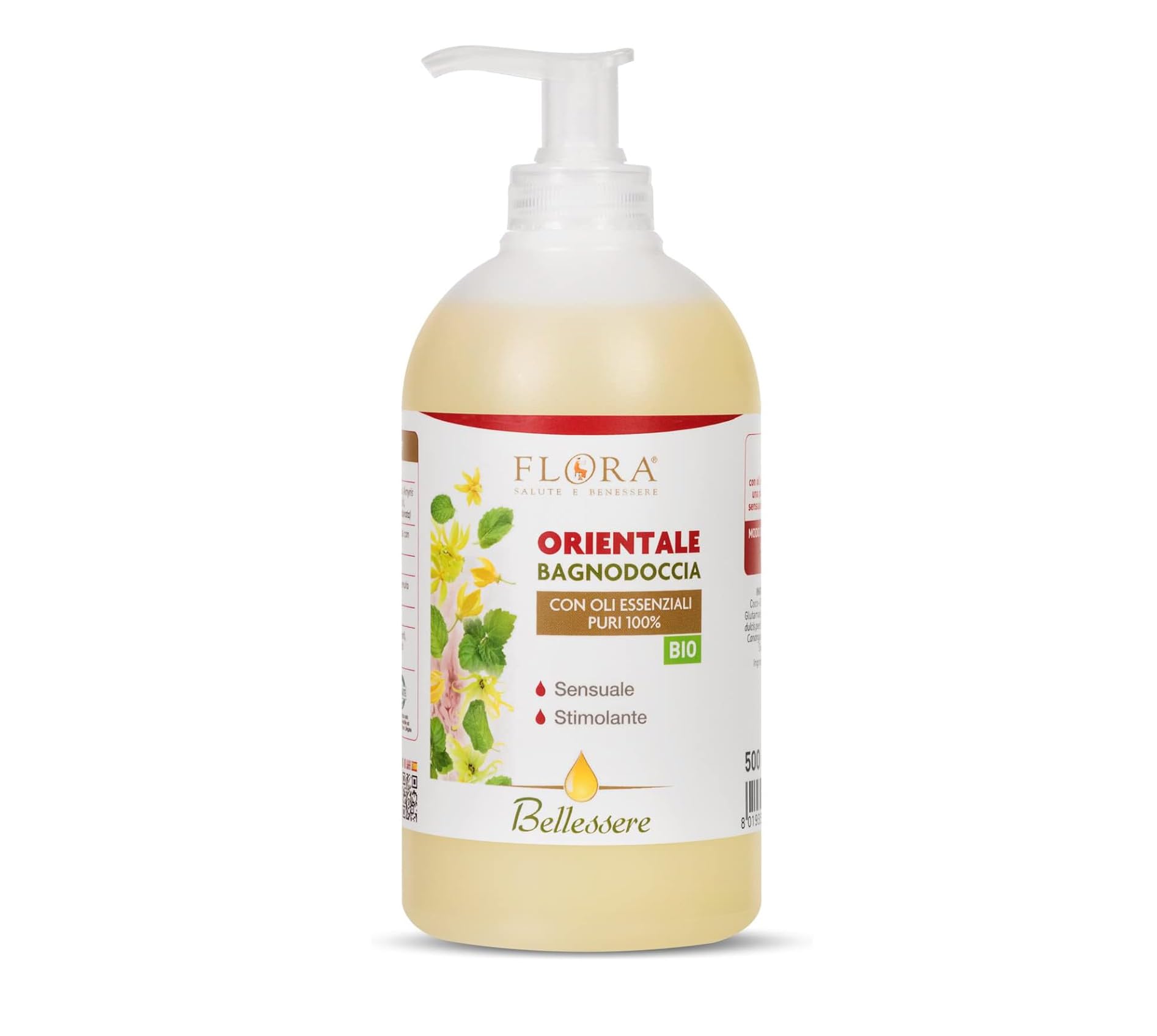 Flora Bio Oriental Bath & Shower Gel – Natural & Invigorating – 500 ml