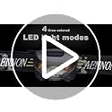 AENNON Rechargeable LED Head Torch 2-Pack | Waterproof 220 Lumens