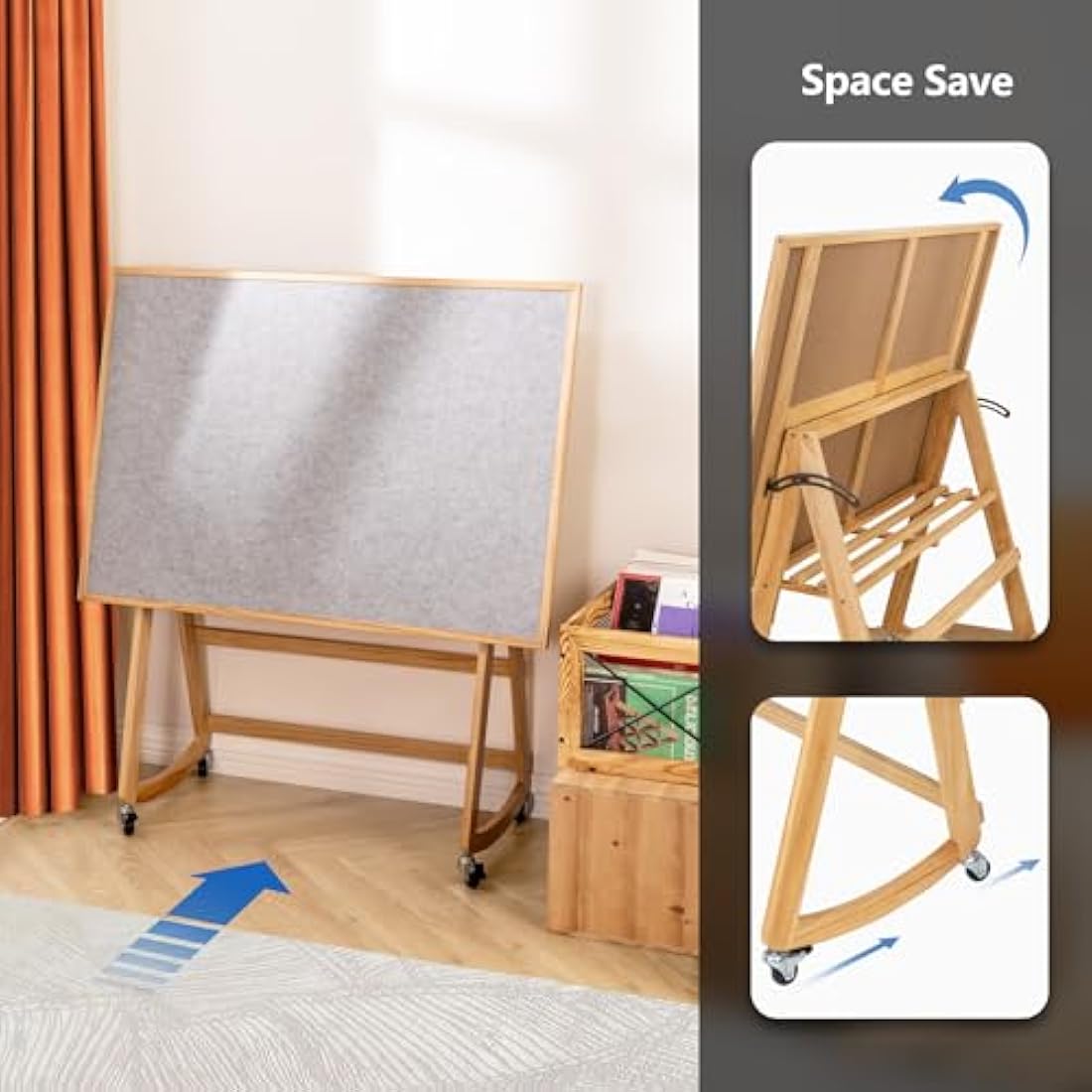 LAVIEVERT 1500 Piece Jigsaw Puzzle Table with Legs, Cover & Wheels