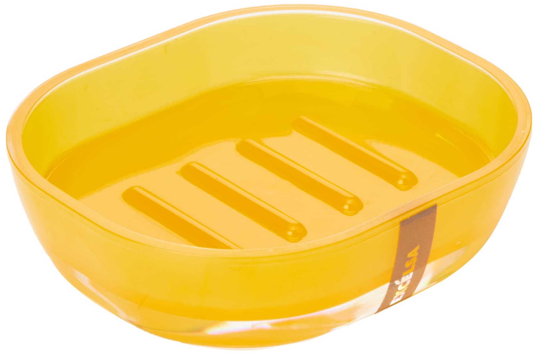 Excelsa Yellow Polystyrol Soap Dish – Modern Bathroom Accessory