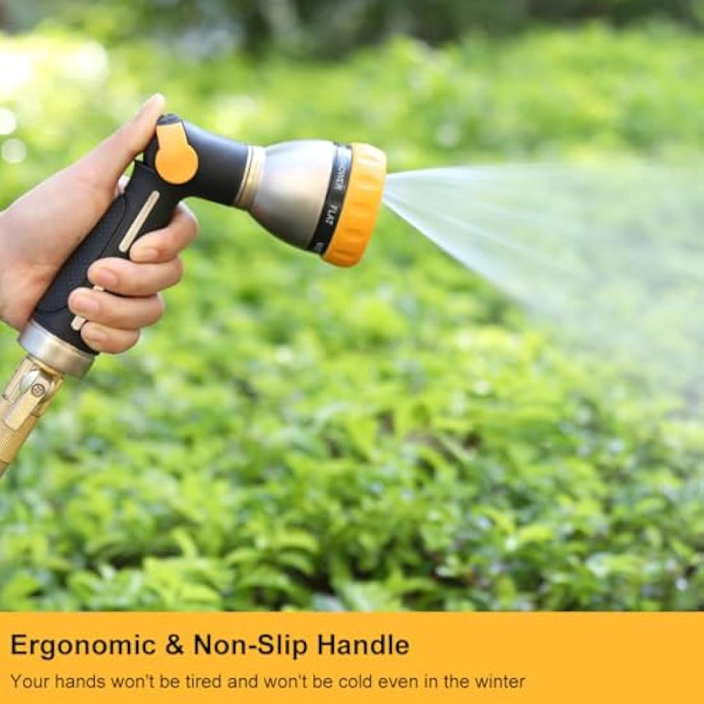 Jolof Store Metal Hose Spray Gun – 8 Pattern High Pressure Nozzle
