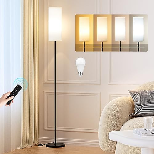 Aooshine 64" Modern Floor Lamp | Dimmable Standing Lamp with Remote Control