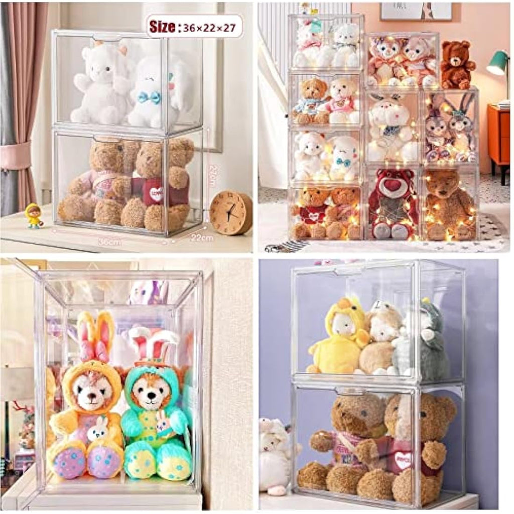 Siyecioa Stackable Acrylic Display Case for Funko Pop & Minifigures