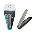STALEKS PRO Men's Nail Clippers with File and Catcher – Stainless Steel
