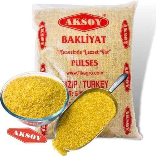 Aksoy Coarse Bulgur Cracked Wheat – 25kg Natural Whole Grain