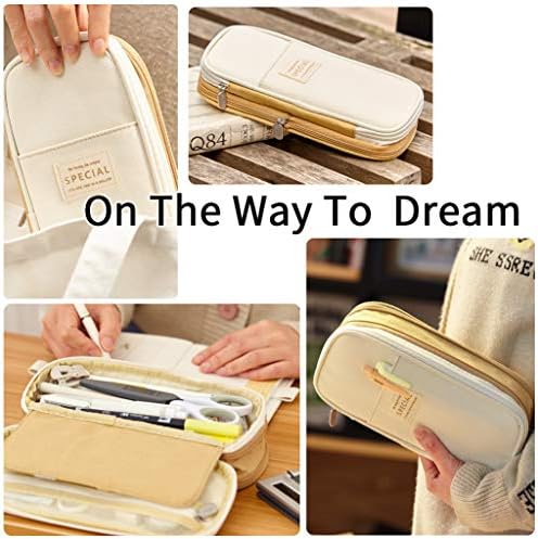 EASTHILL Large Capacity Pencil Case – High Storage Stationery Pouch
