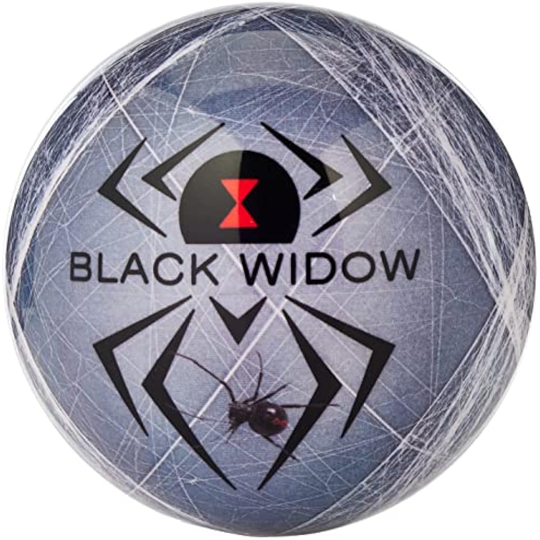 Hammer Black Widow Viz-A-Ball Polyester Bowling Ball – Grey/White
