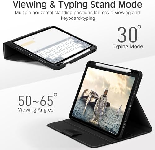 KingBlanc iPad Air 13 inch Case (M3/M2) - Vegan Leather Stand Cover