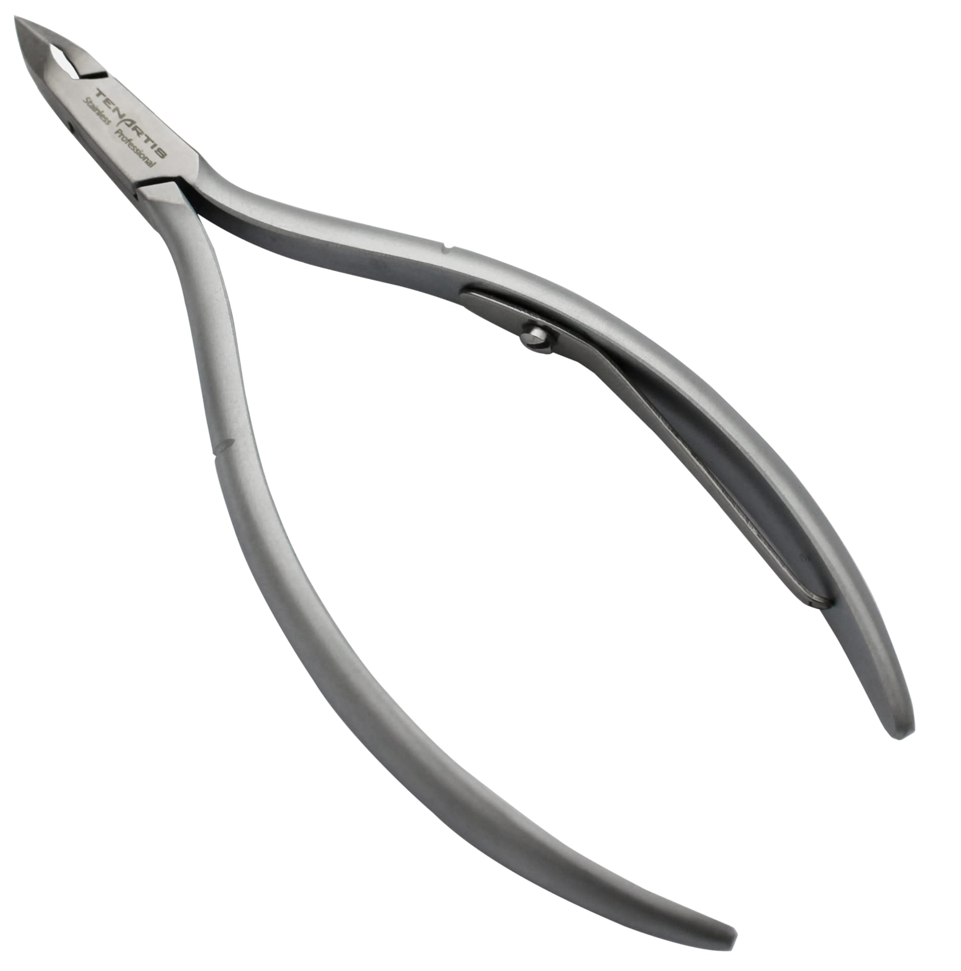 Tenartis PRO Stainless Steel Cuticle Nipper - Full Jaw 7mm Manicure Tool