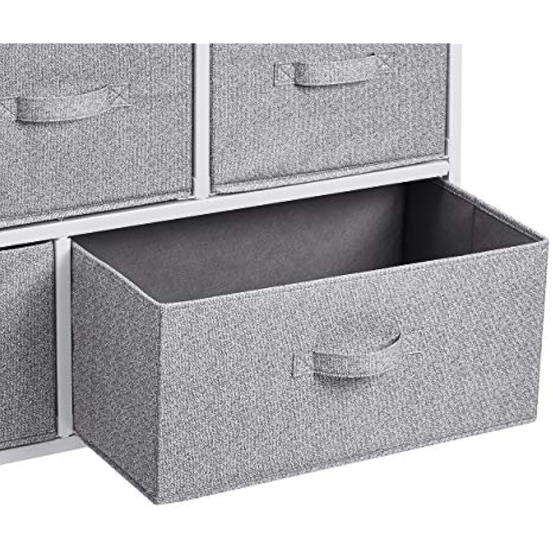 Jolof Store 5-Drawer Fabric Storage Organizer – Extra Wide White Dresser