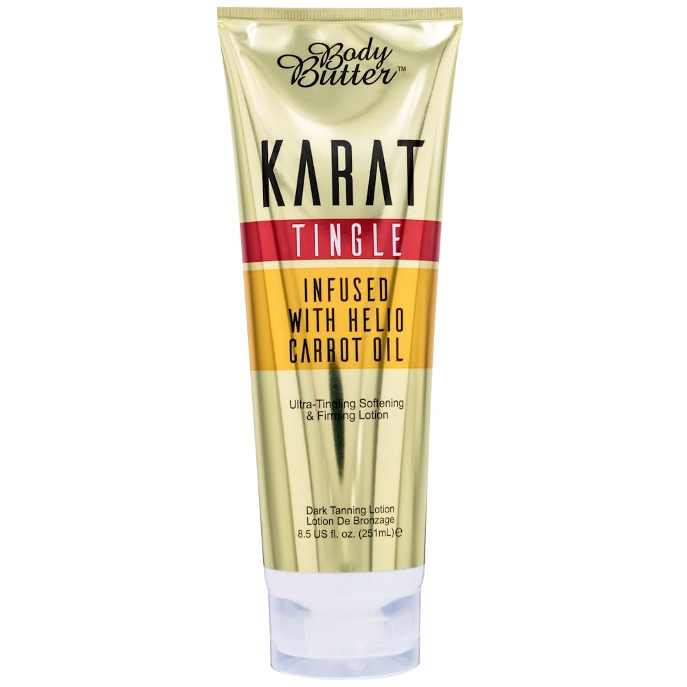 Karat Tingle Tanning Lotion – Body Butter with Helio Carrot Oil (251ml)