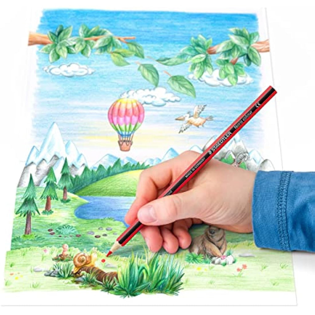 STAEDTLER Noris Colour Pencils – 36 Assorted Upcycled Wood Pencils